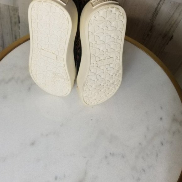 kate spade new york Kaia Leopard-Print Suede Platform Sneakers - Picture 7 of 8